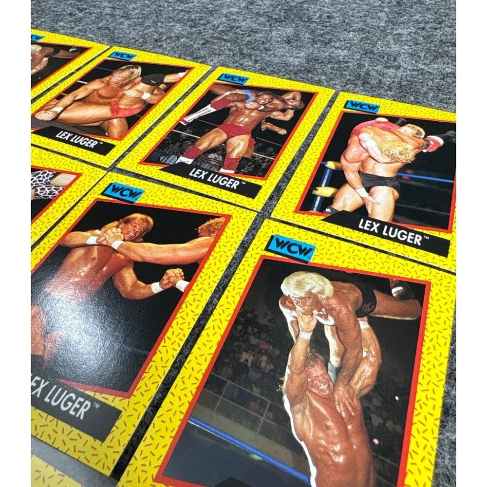 1991 WCW Lex Luger Collectible Trading Cards Set